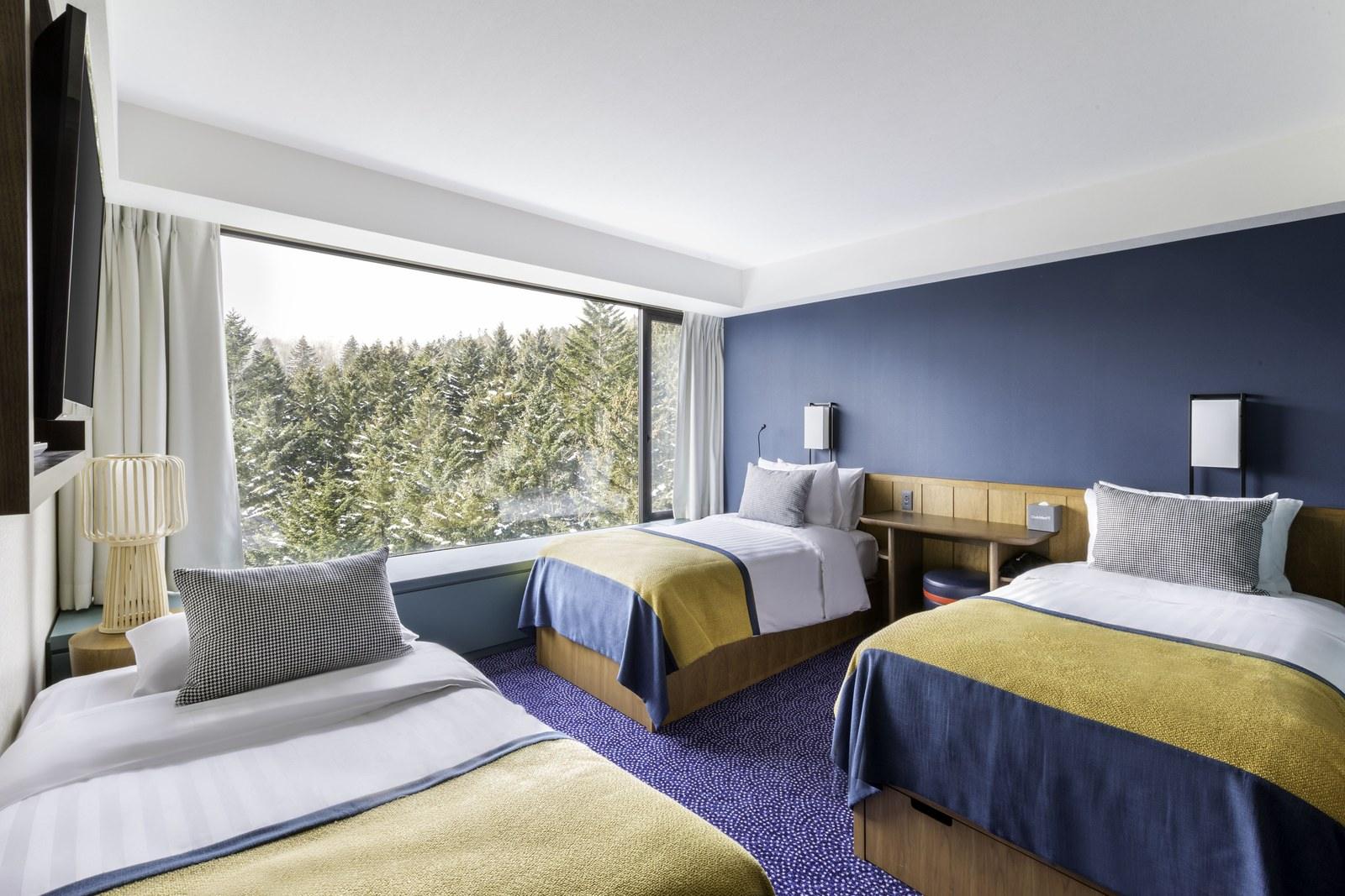 Bedroom in a Master Family Suite Duplex at Club Med Tomamu Hokkaido