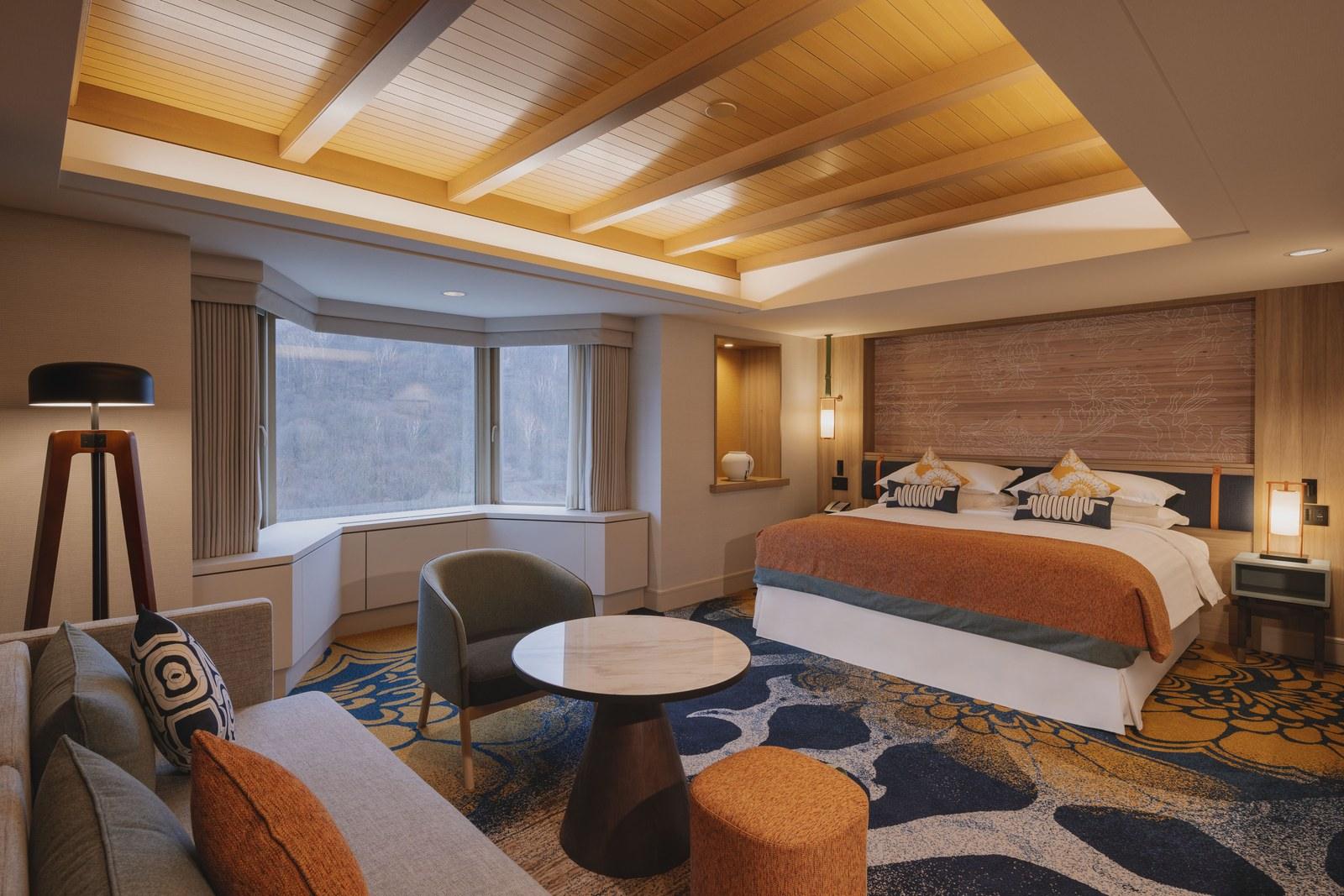 Club Med Kiroro Grand Suite bedroom and lounge