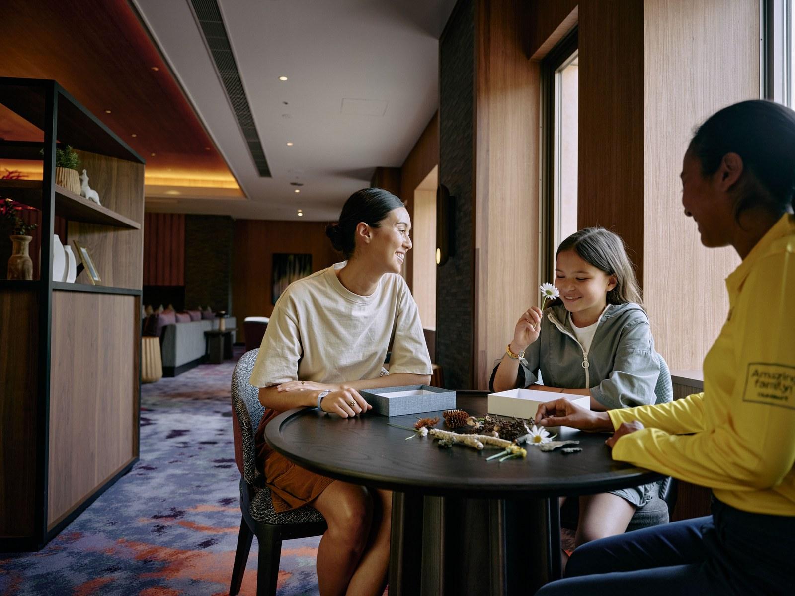 Family creative activity at Club Med Kiroro Grand