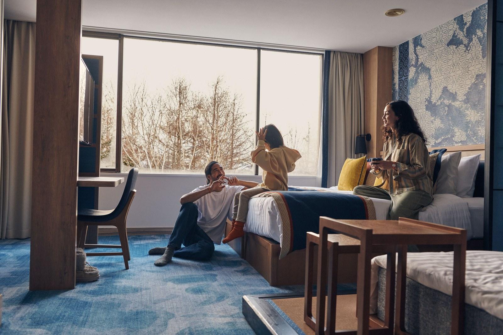 Family in a Deluxe room at Club Med Sahoro
