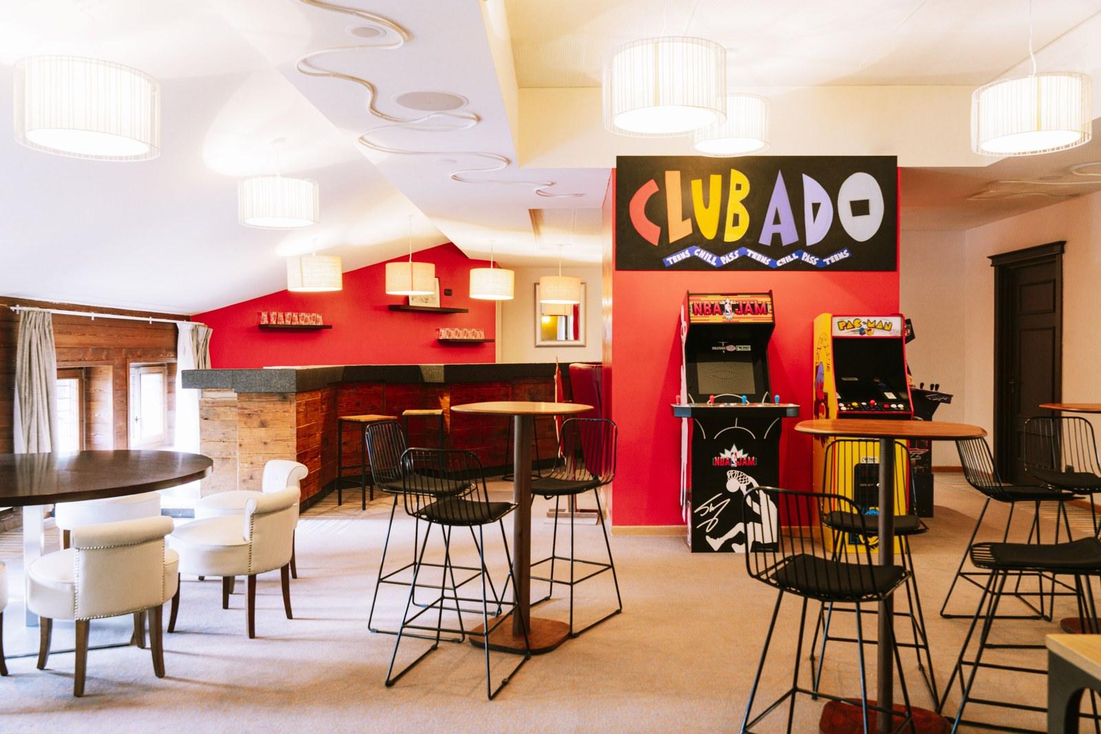 Teen lounge at Club Med Pragelato Sestriere