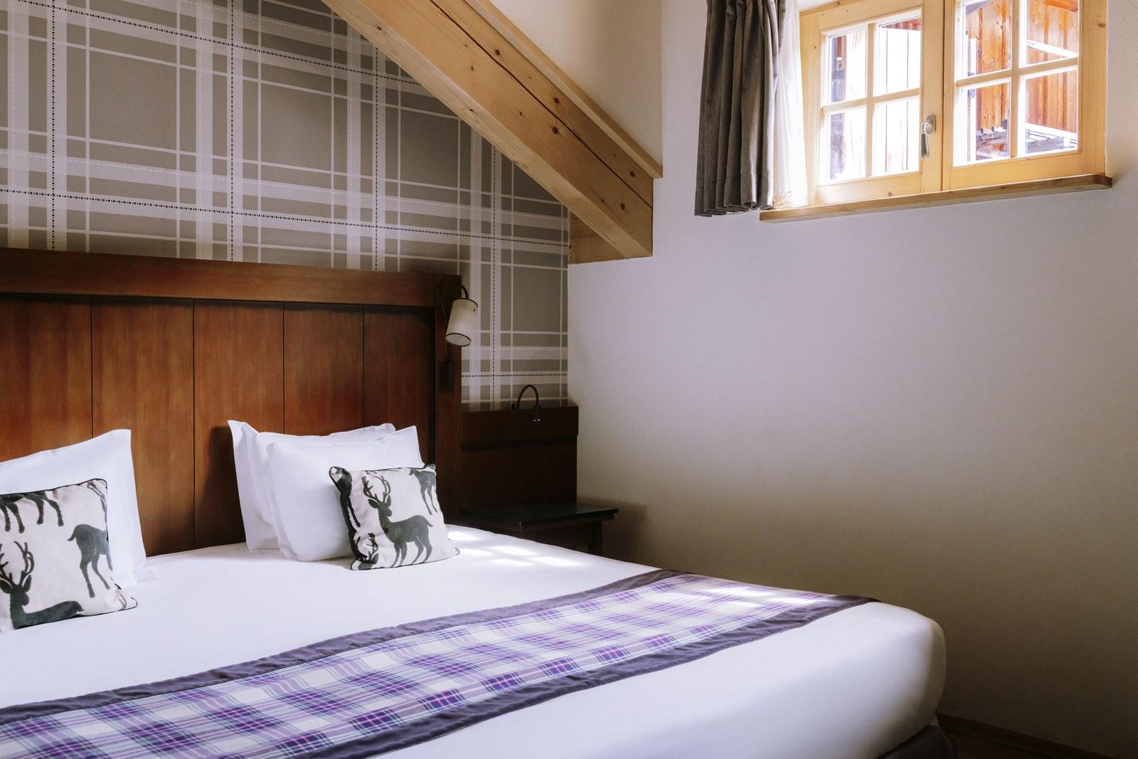 Superior room bedroom at Club Med Pragelato Sestriere
